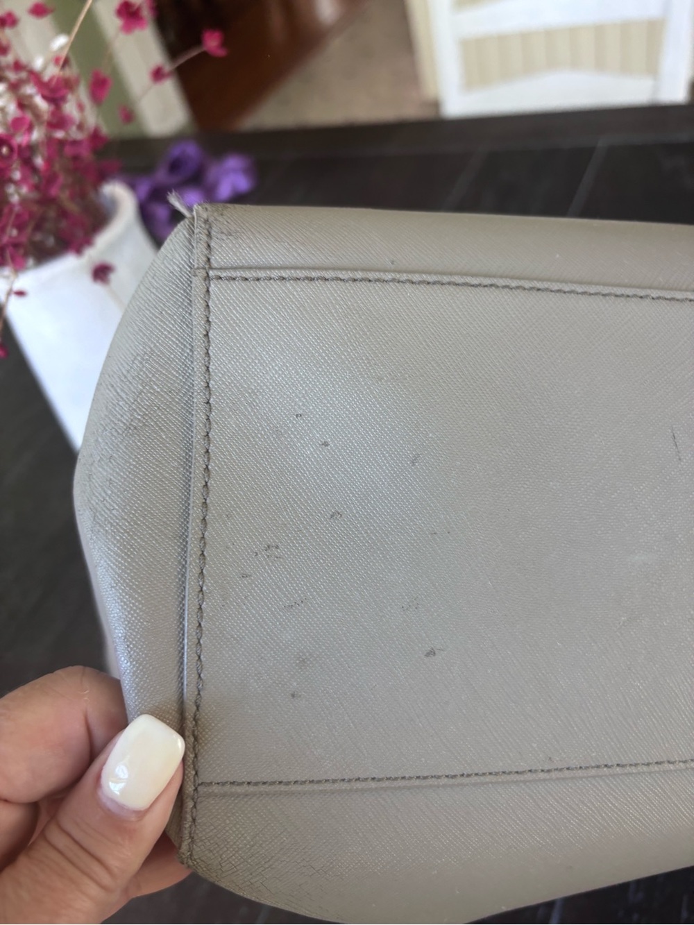 Tory Burch Taupe/Gray Computer bag - Picture 2 of 12